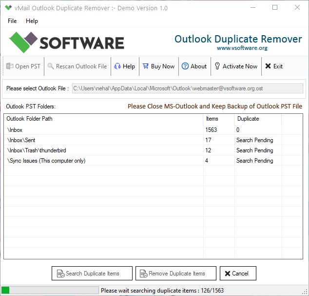 Outlook Duplicate Remover 2